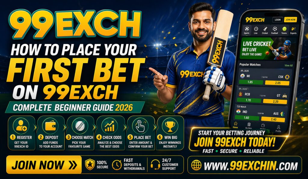 How to Place Your First Bet on 99exch