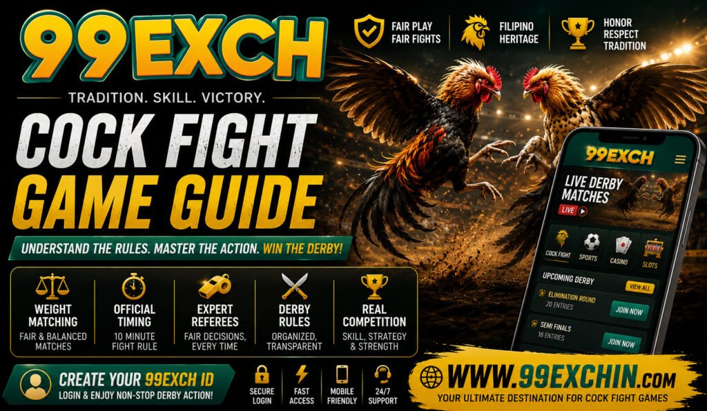 99exch Cock Fight Game Guide for Beginners