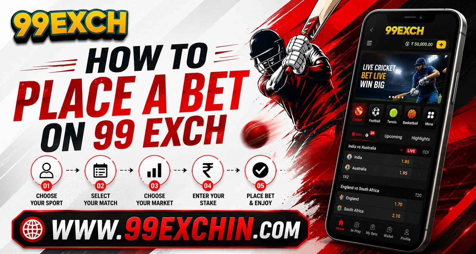 How to Place a Bet on 99exch