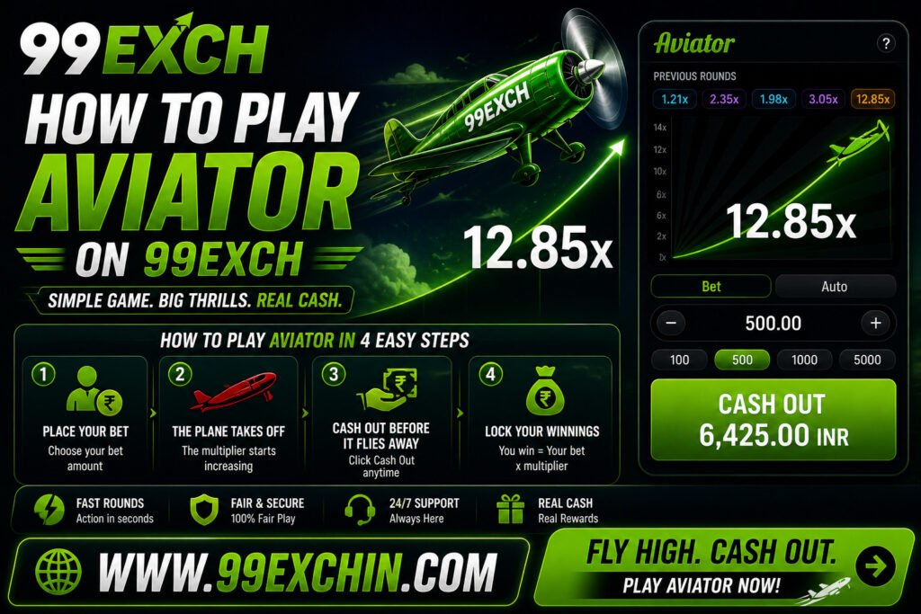 How to Play Aviator on 99exch
